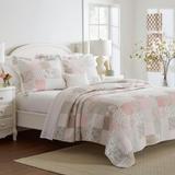 Laura Ashley Celina Patchwork Cotton Reversible Quilt Set