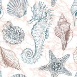 Marine Seahorse and Corals Removable Wallpaper - 24'' inch x 10'ft