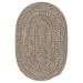 Farmstand Rustic Braided Tweed Oval Area Rug