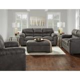 Roundhill Furniture Tirana Contemporary Fabric Pillow-top Arm 4-Piece Sofa Set in Sequoia Ash