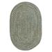 Farmstand Rustic Braided Tweed Oval Area Rug