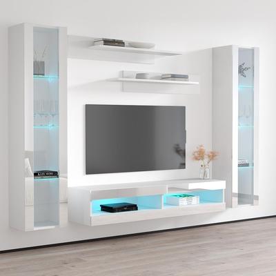 Fly AB2 34TV Wall Mounted Floating Modern Entertainment Center