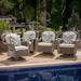 Liam Wicker Outdoor Swivel Club Chairs w/ Cushions (Set of 4) by Christopher Knight Home