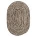 Farmstand Rustic Braided Tweed Oval Area Rug