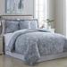 Ophelia & Co. Mulvaney Reversible Comforter Set Polyester/Polyfill/Microfiber in Gray/White | Full Comforter + 6 Additional Pieces | Wayfair