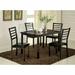 Red Barrel Studio® Karli Dining Table Metal in Black/Gray | 30 H x 48 W x 30 D in | Wayfair 3FEABA886CA94955A7951310B4D5A7BC