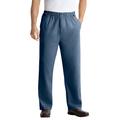Men's Big & Tall Knockarounds® Full-Elastic Waist Pants in Twill or Denim by KingSize in Slate Blue (Size 5XL 38)
