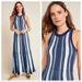 Anthropologie Dresses | Anthropologie Maeve Knit Sweater Maxi Dress | Color: Blue/White | Size: Xs