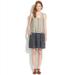 Madewell Dresses | Madewell Dropwaist Dress In Trellis Stripe Size S | Color: Black/Tan | Size: S