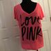 Pink Victoria's Secret Tops | Lnwot Pink Victoria’s Secret T-Shirt | Color: Orange/Pink | Size: S