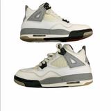 Nike Shoes | Air Jordan Retro 4 White Cement 2016 Size 5y | Color: White | Size: 5bb