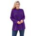 Plus Size Women's Sherpa Sweatshirt by Woman Within in Radiant Purple (Size 3X)