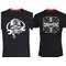 T-shirt West Coast Chopper Skull Logo pour homme T-shirt cool T-shirt court noir T-shirt de