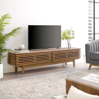 Render Walnut Finish 71-inch TV Stand