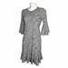 Lularoe Dresses | Lularoe | Blue White Striped Dress Peplum Details | Color: Blue/White | Size: Xs