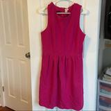 J. Crew Dresses | Jcrew Cotton Dress With Pockets | Color: Pink | Size: M