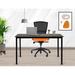 Duramax Building Products Atlas Table Reversible Desk Wood in Black | 30 H x 47 W x 24 D in | Wayfair 68057