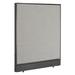 Global Industrial Interion Non-Electric Office Partition Panel w/ Raceway in Gray | 46 H x 36 W x 1.75 D in | Wayfair 240224NGY