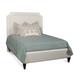 Braxton Culler Copper Low File Standard Bed Upholstered in Gray/Yellow | 69 H x 68 W x 88 D in | Wayfair 810-021Q/0851-94/JAVA
