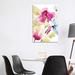 East Urban Home Peaceful Florals II by Lanie Loreth - Wrapped Canvas Painting Metal | 40 H x 26 W x 1.5 D in | Wayfair