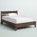 Zipcode Design™ Odette Low Profile Platform Bed Wood in Black | 51 H x 56 W x 81 D in | Wayfair 77E0C35F59384033AEB943B02D687F6C