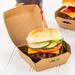 Restaurantware Kraft Paper Mini Burger Box - 2 3/4" X 2 3/4" X 2" - 100 Count Box in Yellow | 2.75 W x 2 D in | Wayfair RWA0374K