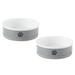 Design Imports Pet Bowl Porcelain/Stoneware (dishwasher safe)/Ceramic | 2.4 H x 7.5 W x 7.5 D in | Wayfair CAMZ12119