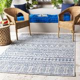 Blue/Gray 79 x 0.01 in Area Rug - Union Rustic Hongming Denim/Navy/White Indoor/Outdoor Area Rug, Polypropylene | 79 W x 0.01 D in | Wayfair