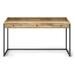 Wade Logan Gennep Desk Wood/Metal in Gray/Brown | 33 H x 60 W x 26 D in | Wayfair 8CCFFFB1C6F84B6E986D4F5C4DF3397C