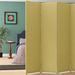 World Menagerie Bhatia 6-Panel Woven Fiber Folding Room Divider Wood in Green/Brown | 70.75 H x 105 W x 0.75 D in | Wayfair WDMG1859 27721852