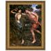 Vault W Artwork Apollo & Daphne, 1908 by John William Waterhouse Framed Painting Print Canvas in Green/Red | 17.25 H x 15.25 W x 2 D in | Wayfair
