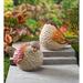 Red Barrel Studio® Autumn Bird Garden Statues, 2 Piece Collection Resin/Plastic | 8.25 H x 7.25 W x 12 D in | Wayfair