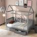Jazmine Twin 2 Drawer Solid Wood Daybed by Harper Orchard Wood in Gray | 70 H x 38.6 W x 75 D in | Wayfair 176A6851D99A4CBBB1AB2EBD8FAA42A0
