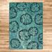 White 47 x 32 x 0.38 in Area Rug - Highland Dunes Beach Money Aqua Metal | 47 H x 32 W x 0.38 D in | Wayfair 5C0DF96CF6474A398C57CF29314E5033