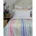 Gracie Oaks SEERSUCKER DUVET COVER/LINED COVERLET SET STRIPE QUEEN MULTI Cotton | Twin Duvet Cover + 1 Sham | Wayfair