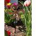 Red Barrel Studio® Huntter Whimsy Whirl Solar Powered LED Spinning Garden Stake Metal | 20 H x 6 W x 4 D in | Wayfair