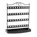 Winston Porter Earring Display Stand w/ Mirror Base Metal in Black | 10.5 H x 10.37 W x 4.4 D in | Wayfair ADDE804AC89B460295F636EE3F855F9F