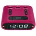 Ivy Bronx Digital Electric Alarm Tabletop Clock Plastic/Acrylic in Pink | 2.55 H x 5.31 W x 3.15 D in | Wayfair F5B1F338B13F47AC881AD02DC3298F61