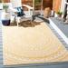 White/Yellow 0.2 in Area Rug - Sol 72 Outdoor™ Courtyard 8734 Area Rug in Ivory/Gold | 0.2 D in | Wayfair 0507A17A2F6D453DA1D3D40B07A9227B