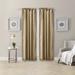 Eider & Ivory™ Crediton Tailored Back Tab Curtain Pair Polyester in Brown | 84 H x 50 W in | Wayfair 986DA83D5EA94F46A02DF3C7217B7A40