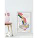 Mason & Marbles Eilidh Chasing Rainbows Framed Art Paper in Black | 45 H x 30 W x 1.5 D in | Wayfair 04766CE0BE494541821CC1A2F97A3491