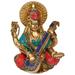 Bungalow Rose Goddess Saraswati Metal in Yellow | 6 H x 4.5 W x 3.5 D in | Wayfair D00833865AA144F5A23552E6CBF35242