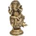 Bungalow Rose Ganesha w/ Mouse Peeking Out Of Pot Metal in Yellow | 9.5 H x 5.5 W x 4.5 D in | Wayfair 247F92F865214502B127368AD3DA3E3E