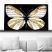 Mercer41 Gold Butterfly (Horizontal) By Jodi - Graphic Art Metal in Black | 24 H x 40 W x 1.5 D in | Wayfair A87FEC0520274A22967C11C6BA76187C