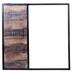 17 Stories 20"H Sq Blk Metl Wood Wall Art in Brown/Gray | 20 H x 20 W x 1 D in | Wayfair 2683A832A44E4777AC086531933DA76A