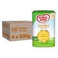 Cow & Gate Comfort Baby Milk Powder Formula, from Birth, 800 g (Pack of 4)