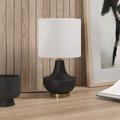 Calvin Matte Black Mini Accent Lamp - Hudson & Canal ML0928