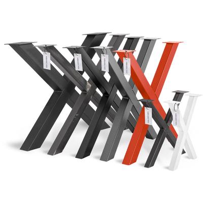 Holzbrink - Tischkufen X-Form aus Vierkantprofilen 80x80 mm, x-förmiges Tischgestell 80x72 cm, Image