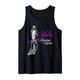 Hula Hooping Dance Tanzende HAWAIIANISCHE Frau Fitness Tank Top