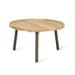 Andalusia Rustic Handcrafted Round Mango Wood Coffee Table by Christopher Knight Home